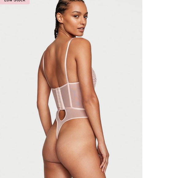 VICTORIA’S SECRET | Sugar Coated Rhinestone Wicked Corset Teddy - Picture 2 of 3